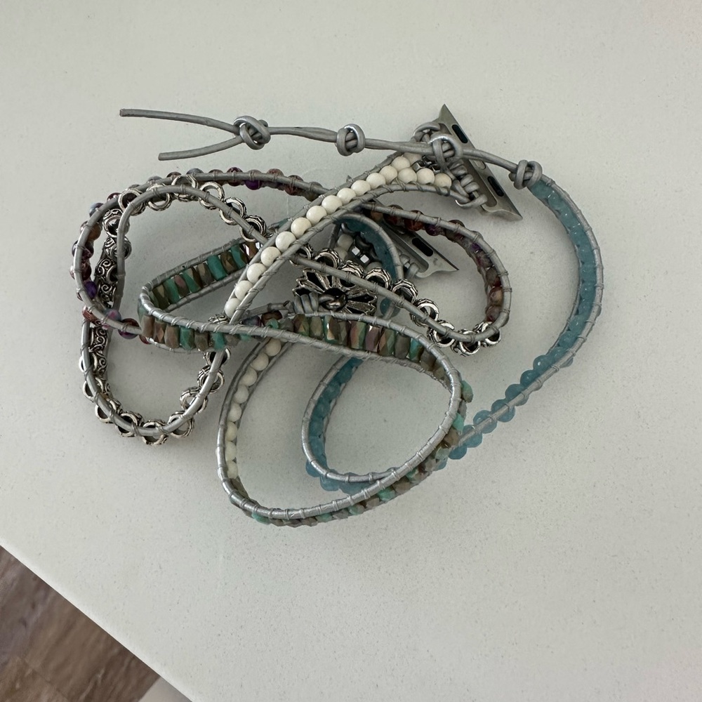 Beaded Apple Watch band